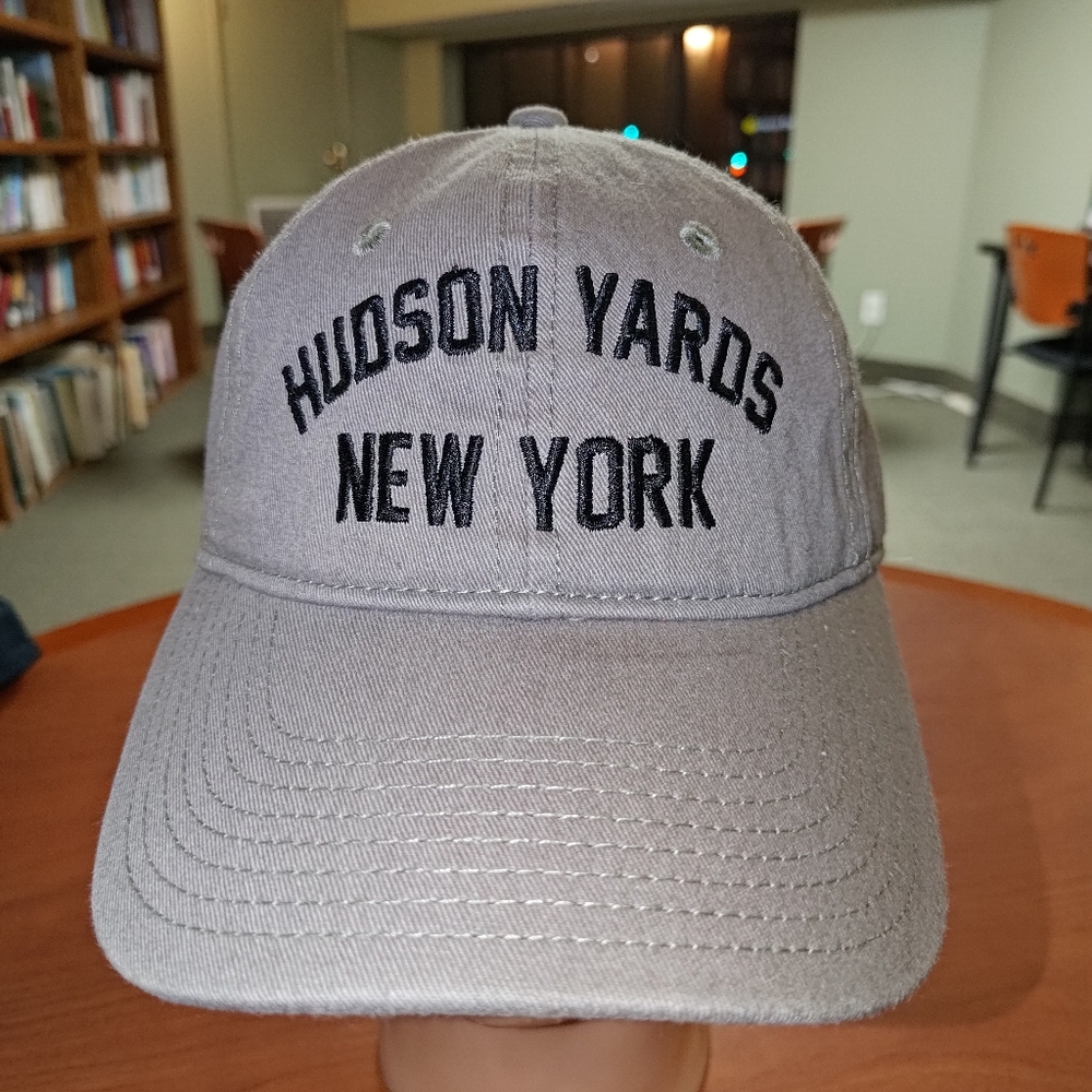 Hudson Yards New York Embroidered Strap-on Hat Cap